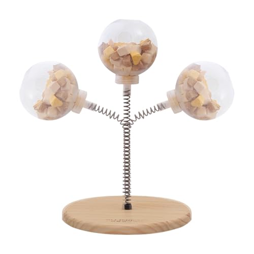 lisutupode Frühlingsspender Für Katzenleckerlis, Katzenspielzeug Interaktives Katzenspielzeug, Katzen Puzzle Becher, KatzenSpielzeug Mit Futterball Snackball, Interaktives Katzenspielzeug Aus Holz lisutupode Frühlingsspender Für Katzenleckerlis, Katzenspielzeug Interaktives Katzenspielzeug, Katzen Puzzle Becher, KatzenSpielzeug Mit Futterball Snackball, Interaktives Katzenspielzeug Aus Holz von lisutupode