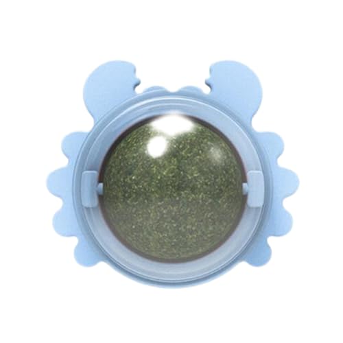 lisutupode Katze-Nip-Ball,Sicheres essbares Katzenleckspielzeug Katzenkauspielzeug Zahnreinigung Katzenbissspielzeug - Zähneknirschen Katzenminze Spielzeug Interaktives Spielzeug für erwachsene Katzen von lisutupode