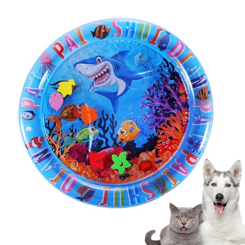 lisutupode Katzen Wasserkissen | Wasserbett Auflage Für Hunde Katzen Haustiere,Kätzchen Welpen Bereicherungsspielzeug Mit Sensorik Erfrischendes Wasserbett Zu Hause & Unterwegs Draußen lisutupode Katzen Wasserkissen | Wasserbett Auflage Für Hunde Katzen Haustiere,Kätzchen Welpen Bereicherungsspielzeug Mit Sensorik Erfrischendes Wasserbett Zu Hause & Unterwegs Draußen von lisutupode