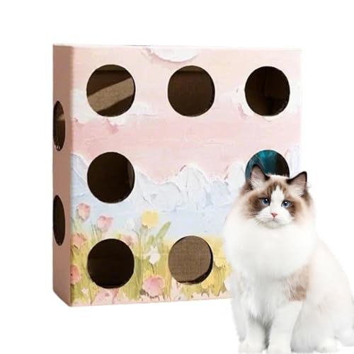 lisutupode Katzenspielzeug-Puzzle-Box,Katzen-Puzzle-Spielzeugbox, Lustiger Katzenkratzer, Interaktiver automatischer Katzenkratzer für den Innenbereich, Whack Mole Feather Kitten Toys für Katzen, lisutupode Katzenspielzeug-Puzzle-Box,Katzen-Puzzle-Spielzeugbox, Lustiger Katzenkratzer, Interaktiver automatischer Katzenkratzer für den Innenbereich, Whack Mole Feather Kitten Toys für Katzen, von lisutupode
