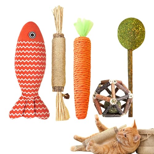 lisutupode Spielzeug für Katzen, Katzenkriminspielzeug - Interaktives Kätzchen -Zahnen -Werkzeugsatz von 5 | Interaktives Kätzchen -Trittspielzeug für Innenkatzen Übung, lindert Langeweile für alle lisutupode Spielzeug für Katzen, Katzenkriminspielzeug - Interaktives Kätzchen -Zahnen -Werkzeugsatz von 5 | Interaktives Kätzchen -Trittspielzeug für Innenkatzen Übung, lindert Langeweile für alle von lisutupode