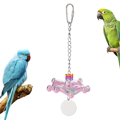 lisutupode Vogelspielzeug - Rassel Spielzeug Für Papageien - Kauspielzeug Zur Aktivitätsförderung, Interaktives Zubehör Für Wellensittiche, Unzertrennliche Und Sittiche von lisutupode