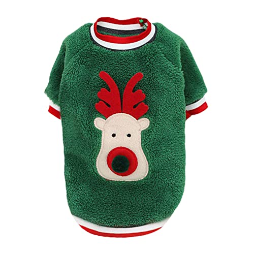 liuduo Weihnachtskostüme Hundekleidung Weich Atmungsaktiv Winter Katze Kleidung Einfache Reinigung Warm Katze Kleidung Haustier Zubehör von liuduo