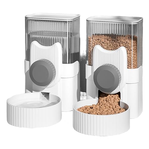 lmoikesz 2X Futter und Wassernapf für Katzen, Kaninchen, Meerschweinchen, Käfige, praktischer und stilvoller automatischer Katzenfutterspender und Wasserspender zum Aufhängen, A lmoikesz 2X Futter und Wassernapf für Katzen, Kaninchen, Meerschweinchen, Käfige, praktischer und stilvoller automatischer Katzenfutterspender und Wasserspender zum Aufhängen, A von lmoikesz