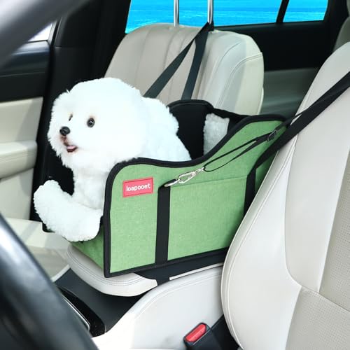 Hunde-Autositz in der Mittelkonsole, für kleine Hunde, Haustiere und Katzen von loapooet