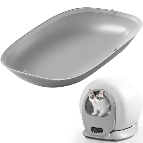 Vollautomatische Katzentoilette Silo Innenliegende Sandauffangschale Silikonschale (Grau Sandauffangschale Silikonschale) von loktch