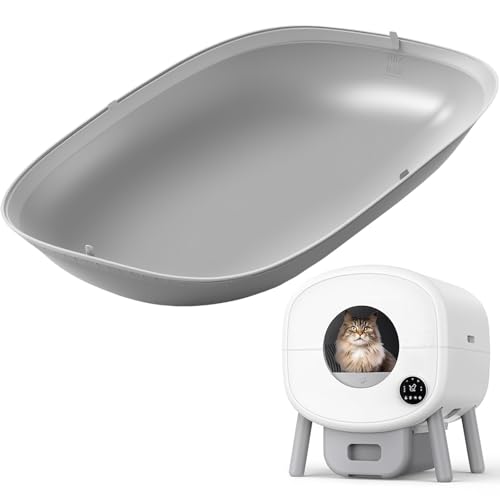 Vollautomatische Katzentoilette Silo Innenliegende Sandauffangschale Silikonschale (Grau Sandauffangschale Silikonschale) von loktch