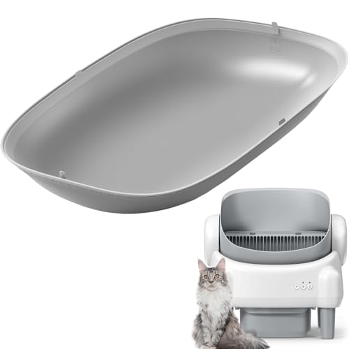 Vollautomatische Katzentoilette Silo Innenliegende Sandauffangschale Silikonschale (Grau Sandauffangschale Silikonschale) von loktch