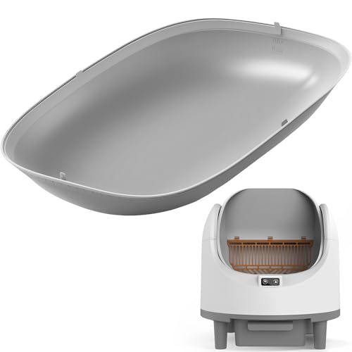Vollautomatische Katzentoilette Silo Innenliegende Sandauffangschale Silikonschale (Grau Sandauffangschale Silikonschale) von loktch