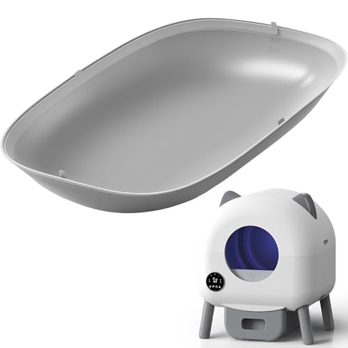 Vollautomatische Katzentoilette Silo Innenliegende Sandauffangschale Silikonschale (Grau Sandauffangschale Silikonschale) von loktch