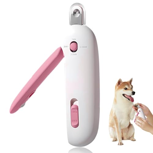 lomdung Einstellbarer Katzenkrallenschneider, Sicherer Krallentrimmer Anti Splash mit Nagelfeile, Scharf Hunde Krallenschneider, Katzennagelknipser für Mittlere Kleine Haustiere, Rosa lomdung Einstellbarer Katzenkrallenschneider, Sicherer Krallentrimmer Anti Splash mit Nagelfeile, Scharf Hunde Krallenschneider, Katzennagelknipser für Mittlere Kleine Haustiere, Rosa von lomdung
