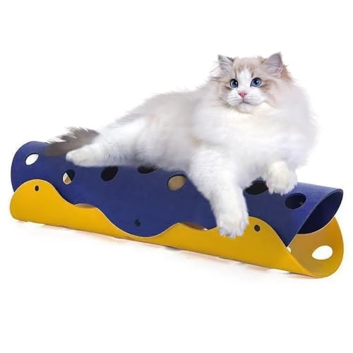 lomdung Faltbarer Katzentunnelspielzeug, Hautfreundlicher Geometrischer Katzentunnel mit Druckknopf Design, Katze Spielzeug Abnehmbares und Waschbares, für Welpe Kätzchen Kaninchen lomdung Faltbarer Katzentunnelspielzeug, Hautfreundlicher Geometrischer Katzentunnel mit Druckknopf Design, Katze Spielzeug Abnehmbares und Waschbares, für Welpe Kätzchen Kaninchen von lomdung