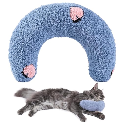 lomdung Katzenkissen, U-Förmiges Kissen zum Schlafen, Kissen für Katzen, Weiches Flauschiges Haustier beruhigendes Spielzeug, zum Schlafen Katze Kuscheltier für Ausruhen, Spielen lomdung Katzenkissen, U-Förmiges Kissen zum Schlafen, Kissen für Katzen, Weiches Flauschiges Haustier beruhigendes Spielzeug, zum Schlafen Katze Kuscheltier für Ausruhen, Spielen von lomdung
