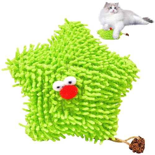 lomdung Katzenspielzeug Katzenminze-Spielzeug Katzenkissen, Interaktives Katzenspielzeug, Katzenspielzeuge Selbstbeschäftigung, Weiches und Langlebiges Spielzeug für Katzen（Seestern） von lomdung