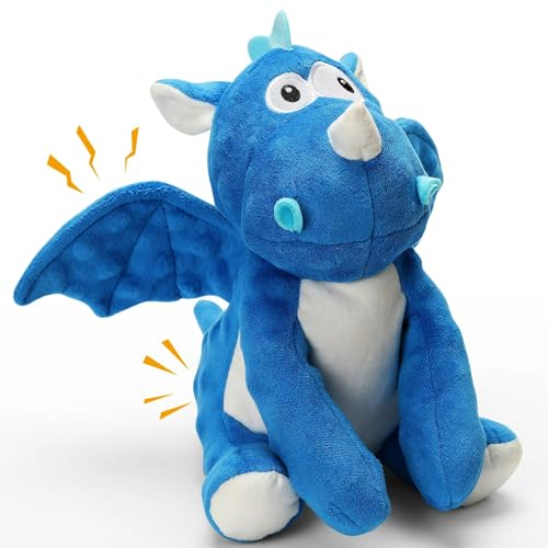 loncoldy Plüsch-Hundespielzeug für große Hunde, robustes Kauspielzeug für Hunde, Quietschspielzeug für kleine, mittelgroße und große Rassen, interaktives Plüschspielzeug, um sie beschäftigt zu halten von loncoldy