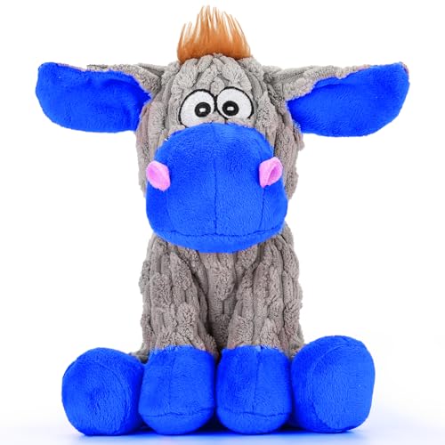 loncoldy Quietschendes Hundespielzeug, Plüsch-Kauspielzeug für Hunde, interaktives Quietschendes Hundespielzeug für kleine, mittelgroße und große Rassen, Hundespielzeug, um sie zu beschäftigen von loncoldy