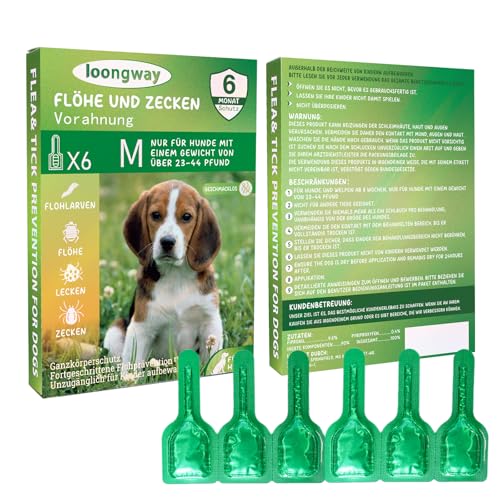 loongway Natürliche Pflege-Tropfen für Hunde – Sanfte Formel mit Pflanzlichen Extrakten,Hautfreundlich von loongway