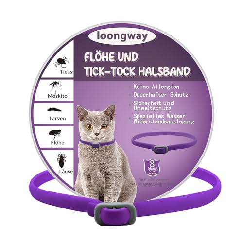 loongway Natürliches Katzenhalsband mit sanftem Duft – Verstellbar, Wasserfest & Schonend für Haut von loongway