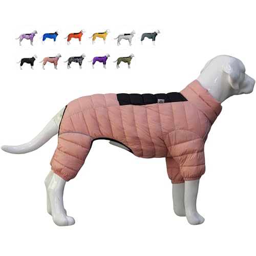 Hundemantel, warme Hundejacke, 4 Beine bedeckt, wasserdicht, Winddicht, reflektierende, warme Hundeweste, Hundeschneejacke für kleine, mittlere und große Hunde.Lotus pink 4XL Hundemantel, warme Hundejacke, 4 Beine bedeckt, wasserdicht, Winddicht, reflektierende, warme Hundeweste, Hundeschneejacke für kleine, mittlere und große Hunde.Lotus pink 4XL von lovelonglong