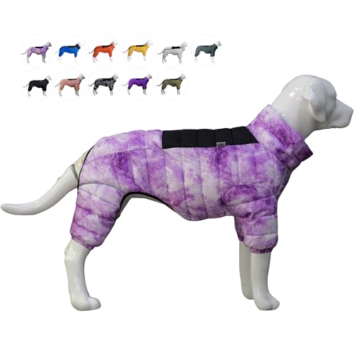 Hundemantel, warme Hundejacke, 4 Beine bedeckt, wasserdicht, Winddicht, reflektierende, warme Hundeweste, Hundeschneejacke für kleine, mittlere und große Hunde.Micai-Purple XL Hundemantel, warme Hundejacke, 4 Beine bedeckt, wasserdicht, Winddicht, reflektierende, warme Hundeweste, Hundeschneejacke für kleine, mittlere und große Hunde.Micai-Purple XL von lovelonglong