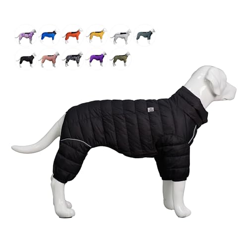 Hundemantel, warme Hundejacke, 4 Beine bedeckt, wasserdicht, Winddicht, reflektierende, warme Hundeweste, Hundeschneejacke für kleine, mittlere und große Hunde.Black M Hundemantel, warme Hundejacke, 4 Beine bedeckt, wasserdicht, Winddicht, reflektierende, warme Hundeweste, Hundeschneejacke für kleine, mittlere und große Hunde.Black M von lovelonglong