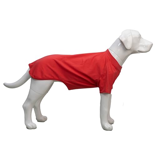 Lovelonglong 2019 Haustierkleidung Hundekostüme Basic Blank T-Shirt Tee Shirts für große Hunde Hummerrosa XXXXL von lovelonglong