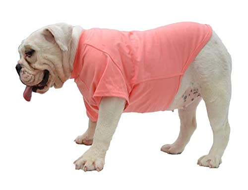 Lovelonglong Bulldog Clothes Dog Clothing Blank T-Shirt Tee Shirts for French Bulldog English Bulldog American Pit Bull Pugs 100% Cotton Skin Care Lotuspink B-XL von lovelonglong