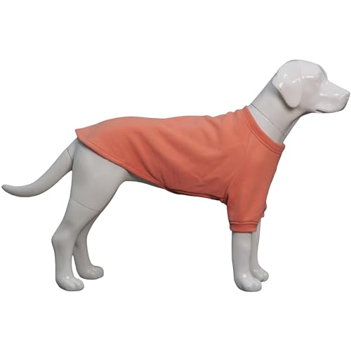 Lovelonglong Hunde-Sweatshirt für kaltes Wetter, Herbst und Winter, Hunde-T-Shirts für kleine, mittelgroße und große Hunde, Hummer-Rosa, Größe XS von lovelonglong