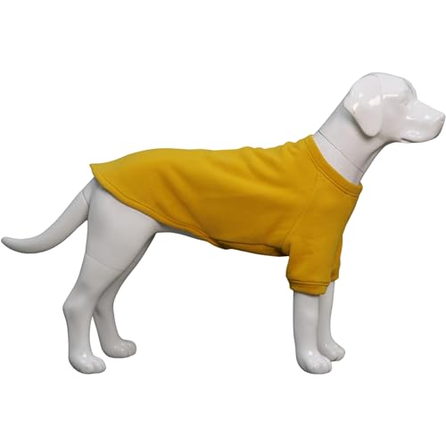 Lovelonglong Hunde-Sweatshirt für kaltes Wetter, Herbst und Winter, Hunde-T-Shirts für kleine, mittelgroße und große Hunde, Ingwer, Größe M von lovelonglong