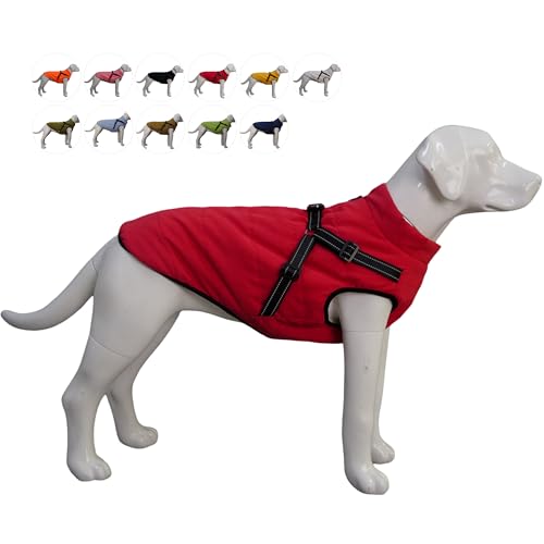 Lovelonglong wasserdichte Fleece-gefütterte Winter-Skijacke Haustiermantel für große, mittelgroße und kleine Hunde Red XS Lovelonglong wasserdichte Fleece-gefütterte Winter-Skijacke Haustiermantel für große, mittelgroße und kleine Hunde Red XS von lovelonglong