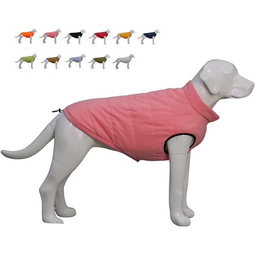 Lovelonglong wasserdichte Fleece-gefütterte Winterweste für Hunde - Knopf-Stil Hundemantel Pink S Lovelonglong wasserdichte Fleece-gefütterte Winterweste für Hunde - Knopf-Stil Hundemantel Pink S von lovelonglong