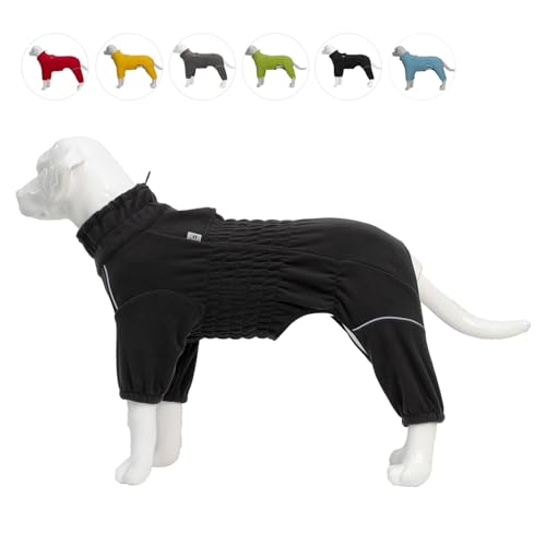Winddichte Hundejacke für kleine, mittelgroße und große Hunde, 4 Beine, Fleece, Wintermantel, Reißverschluss, Hunde-Outdoor-Jacke, Schwarz, Größe XXL Winddichte Hundejacke für kleine, mittelgroße und große Hunde, 4 Beine, Fleece, Wintermantel, Reißverschluss, Hunde-Outdoor-Jacke, Schwarz, Größe XXL von lovelonglong