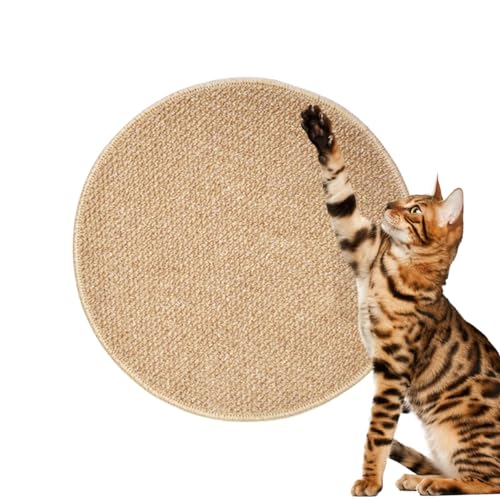 lovemetoo Katzenkratzpads,Sisal-Katzenkratzpad,Kratzschutz für Haustiere, natürliche Sisal-Katzenkrallenpolster - Verschleißfestes, rutschfestes Design für Hauskatzen, schleifende Krallennägel von lovemetoo