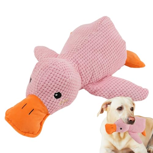 lovemetoo The Mellow Dog Calming Duck | Das Mellow Duck Hundespielzeug | Beruhigendes Kissen Für Hunde | Beruhigendes Kissen Quakenspielzeug Für Hunde | Die Beruhigende Ente Für Sanfte Hunde von lovemetoo