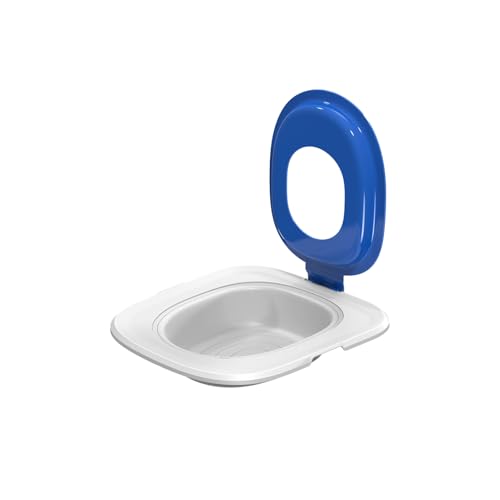 Loyimioo Universelles Katzentoiletten-Trainer-Set, ABS-Kunststoff, Federclip-Design, herausnehmbare Innenwanne mit Griff für einfache Reinigung und Training von loyimioo