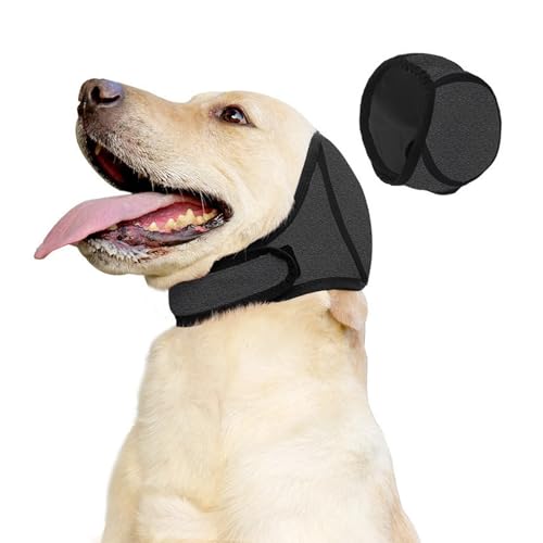 Loyimioo Verstellbare Hunde-Ohrenschützer zur Geräuschreduzierung, sicherer Sitz, bequemer Schutz vor Feuerwerk, Gewitter und Poolnutzung, Grau, Größe M Loyimioo Verstellbare Hunde-Ohrenschützer zur Geräuschreduzierung, sicherer Sitz, bequemer Schutz vor Feuerwerk, Gewitter und Poolnutzung, Grau, Größe M von loyimioo