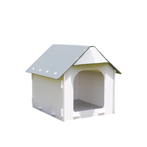 Loyimioo Wetterfeste Hundehütte für den Außenbereich mit Belüftungssystem, geräumiges 66 x 52 x 58 cm, PP-Haustierunterstand für kleine & mittelgroße Hunde, einfache Montage & Thermo-Balance-Design Loyimioo Wetterfeste Hundehütte für den Außenbereich mit Belüftungssystem, geräumiges 66 x 52 x 58 cm, PP-Haustierunterstand für kleine & mittelgroße Hunde, einfache Montage & Thermo-Balance-Design von loyimioo