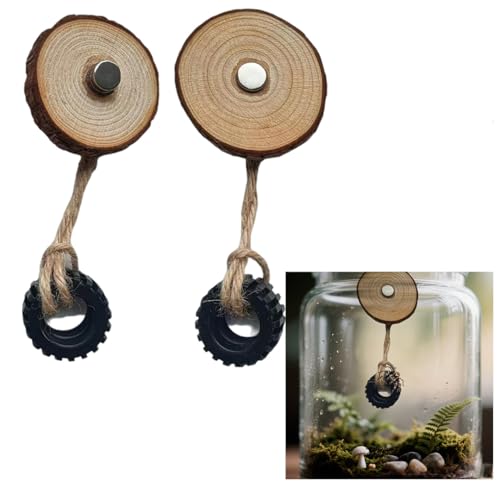 Springspinnen-Zubehör, Schaukel, handgefertigt, Springspinnen, Gehege, Zubehör, Spoods, Vogelspinne, Haustierhöhle, Kletterschnur, Leitern, 2 Stück Springspinnen-Zubehör, Schaukel, handgefertigt, Springspinnen, Gehege, Zubehör, Spoods, Vogelspinne, Haustierhöhle, Kletterschnur, Leitern, 2 Stück von luchike
