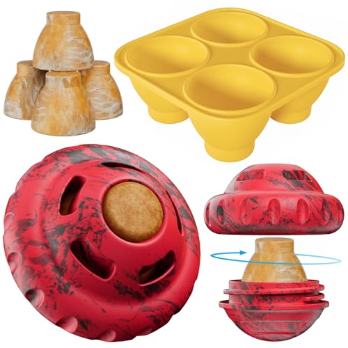luckdoor Hundespielzeug, um sie zu beschäftigen, gefrorene Hunde Anreicherungsspielzeug, Slow Food Training zur Linderung von Langeweile und Stimulation, Ballspielzeug luckdoor Hundespielzeug, um sie zu beschäftigen, gefrorene Hunde Anreicherungsspielzeug, Slow Food Training zur Linderung von Langeweile und Stimulation, Ballspielzeug von luckdoor