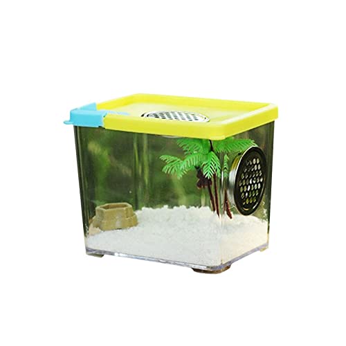 Aquarium Schildkröten/Aquarien Futterbox Reptile Feeder Transparente Acryl Reptile Feeder Pet Home Futterbox for Spinnen und Skorpione Terrarium Schildkröte (Color : 10.5 8 9) von luckxuan
