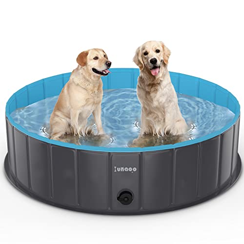 lunaoo Hundepool fur Große Hunde, Faltbare Schwimmbecken Hund Planschbecken Dog Pool, Tragbar PVC Hunde Pool Hundebadewanne Hundeschwimmbad für Große Kleine Hunde, Hellblau, 120 x 30 cm lunaoo Hundepool fur Große Hunde, Faltbare Schwimmbecken Hund Planschbecken Dog Pool, Tragbar PVC Hunde Pool Hundebadewanne Hundeschwimmbad für Große Kleine Hunde, Hellblau, 120 x 30 cm von lunaoo