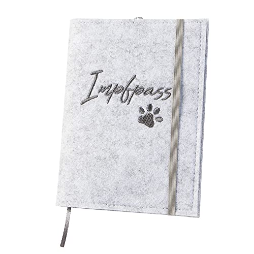 luxdag Impfpass Hülle aus Filz für Haustiere - Schutzhülle für EU Heimtierausweis - Impfpass Schoner für Reisen & Transport luxdag Impfpass Hülle aus Filz für Haustiere - Schutzhülle für EU Heimtierausweis - Impfpass Schoner für Reisen & Transport von luxdag