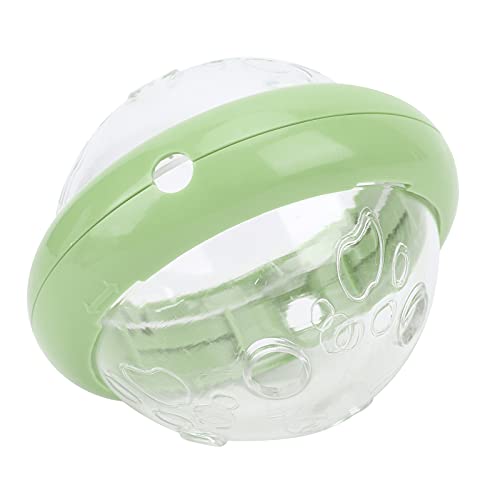 Haustiernahrung Abgabe Puzzle Feeder Spielzeug, Hundehirnstimulation Fliegende Untertassenform langsames Ballspielzeug Interaktives IQ -Training für Hunde Katzen Pfauen Pink Pink (UFO-Lemon Green) von lvifloae