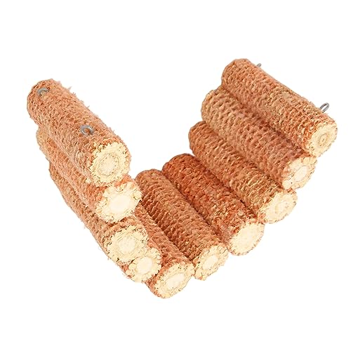 Lvifloae Papagei Mais Cob Chew Spielzeug Kleiner Tier Mais Cob Bogen Bitbiss Proof Hamster Kauspielzeug Versteck für Meerschweinchen Chinchillas Kaninchen kleine mittelgroße von lvifloae
