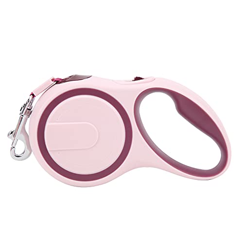 Pet Automatic Retractable Leash with Non Slip Handle, one Handed Brake, Proof Rotating Hook, Suitable for small and medium Sized Dogs (Burgundy, 3 metres) (5M) von lvifloae