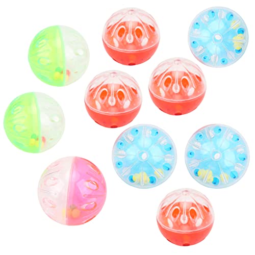 lvifloae 10 Vogelspielzeugbälle, bunt, optisch ansprechend, mit Glöckchen, Vogelkauspielzeug, Spieltrainingsbälle, Hängespielzeug zum Kautraining und Beißen lvifloae 10 Vogelspielzeugbälle, bunt, optisch ansprechend, mit Glöckchen, Vogelkauspielzeug, Spieltrainingsbälle, Hängespielzeug zum Kautraining und Beißen von lvifloae