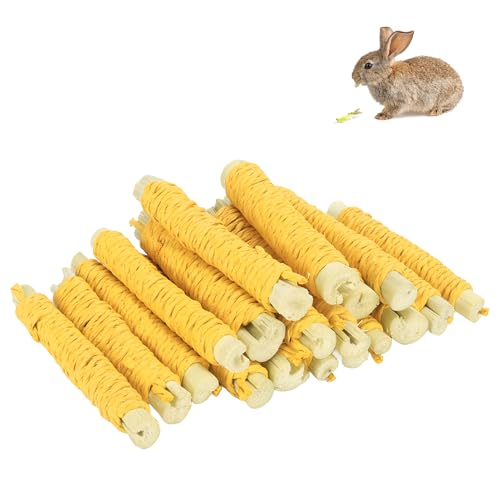 lvifloae 20 Stück Kaninchen-Leckerli, Kaninchen-Spielzeug, Hasen-Leckerli, Kaninchenfutter, Kaninchen-Kauartikel, süße Bambusstäbchen, origineller Duft zum Kauen von Kaninchen und Hamstern (Yellow) lvifloae 20 Stück Kaninchen-Leckerli, Kaninchen-Spielzeug, Hasen-Leckerli, Kaninchenfutter, Kaninchen-Kauartikel, süße Bambusstäbchen, origineller Duft zum Kauen von Kaninchen und Hamstern (Yellow) von lvifloae