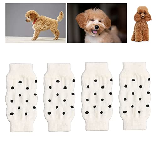 lvifloae 4pcs Hund Ellbogen Beschützer niedlich Tupfen (L) von lvifloae