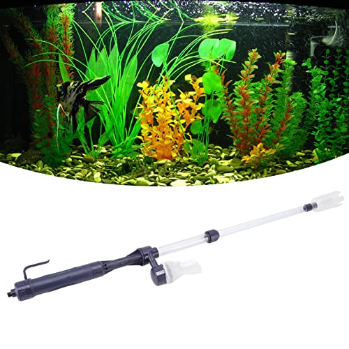 Aquarium-Staubsauger, Aquarium Wasserwechsel Elektrischer Aquarium-Kiesreiniger, automatisches Aquarium-Reinigungsgerät für Wasserwechsel und Schleifen von Wasserfiltern und Wasserzirkulation von lvifloae