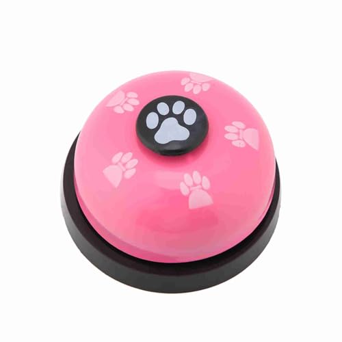 lvifloae Generic Eisen Robustes, langlebiges, süßes Cartoon-Haustier-Glockenspiel für Hunde und Katzen, interaktives Spielzeug (Roseate) von lvifloae